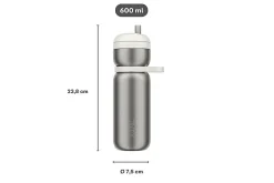 Mepal Thermosfles Twist Sport Ceramic White 600 ml Clearance