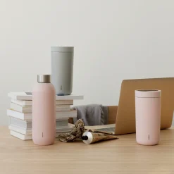 Thermosfles Stelton Keep Cool Light Grey 600 ml
