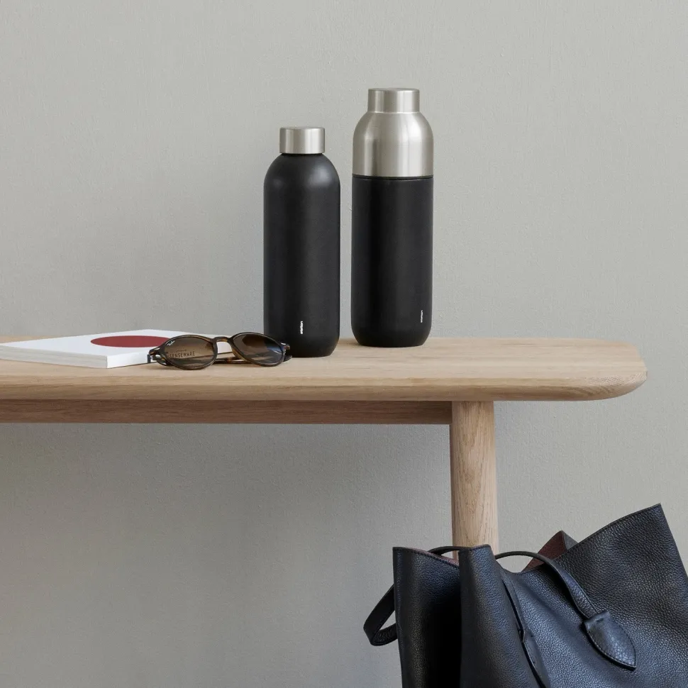 Thermosfles Stelton Keep Cool Light Grey 600 ml