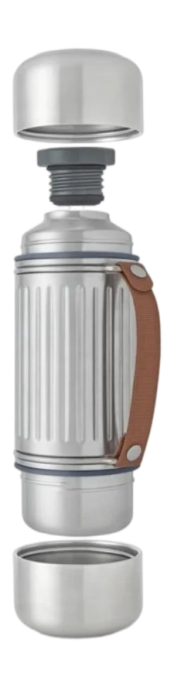 Thermoskan Black+Blum Explorer Flask Zilver 1L