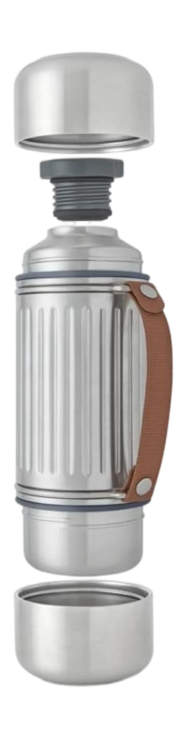 Thermoskan Black+Blum Explorer Flask Zilver 1L