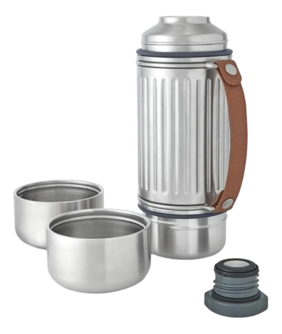 Thermoskan Black+Blum Explorer Flask Zilver 1L
