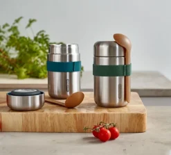 Black+Blum Thermoskan Food Flask Groen 400 ml Discount