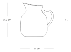 Thermoskan Stelton Amphora Soft Peach 1 L