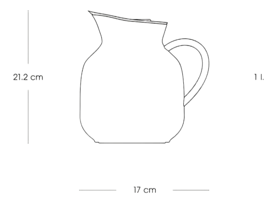 Thermoskan Stelton Amphora Soft Peach 1 L