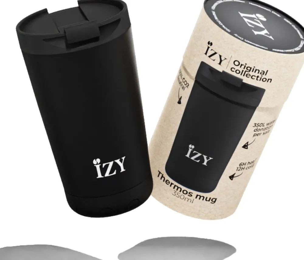 IZY Thermosmok Matte Black 350 ml