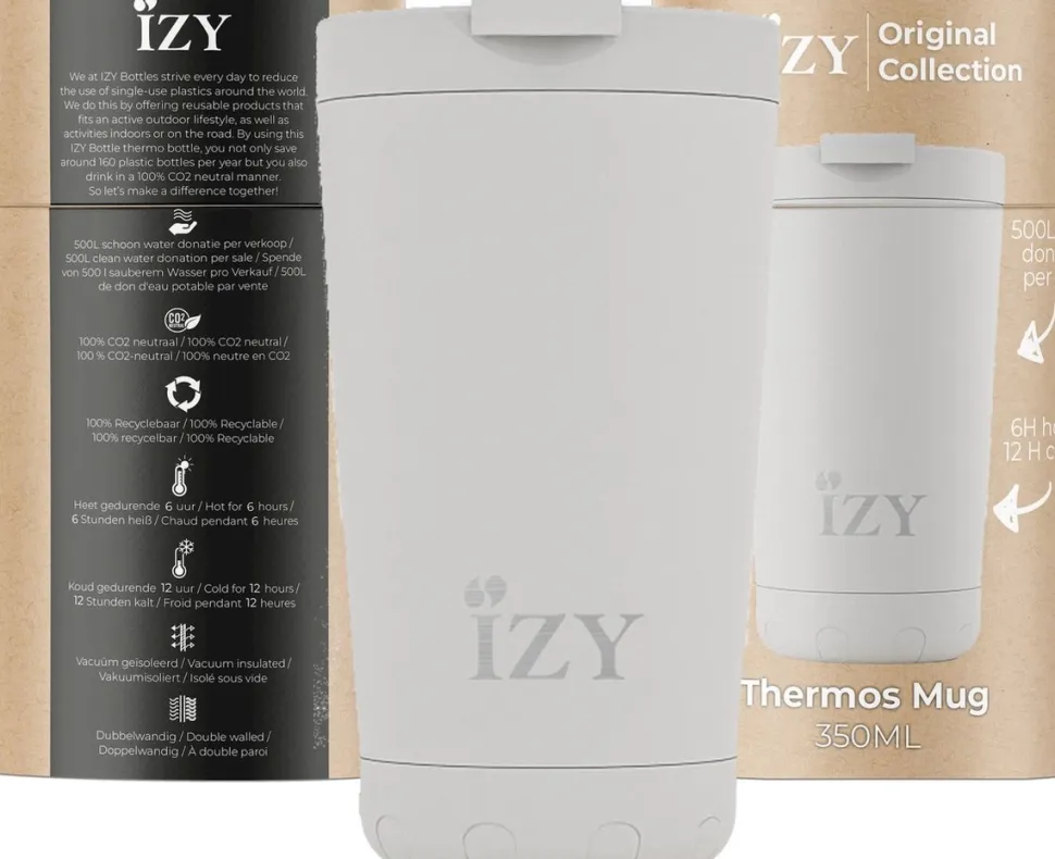Thermosmok IZY Matte White 350 ml