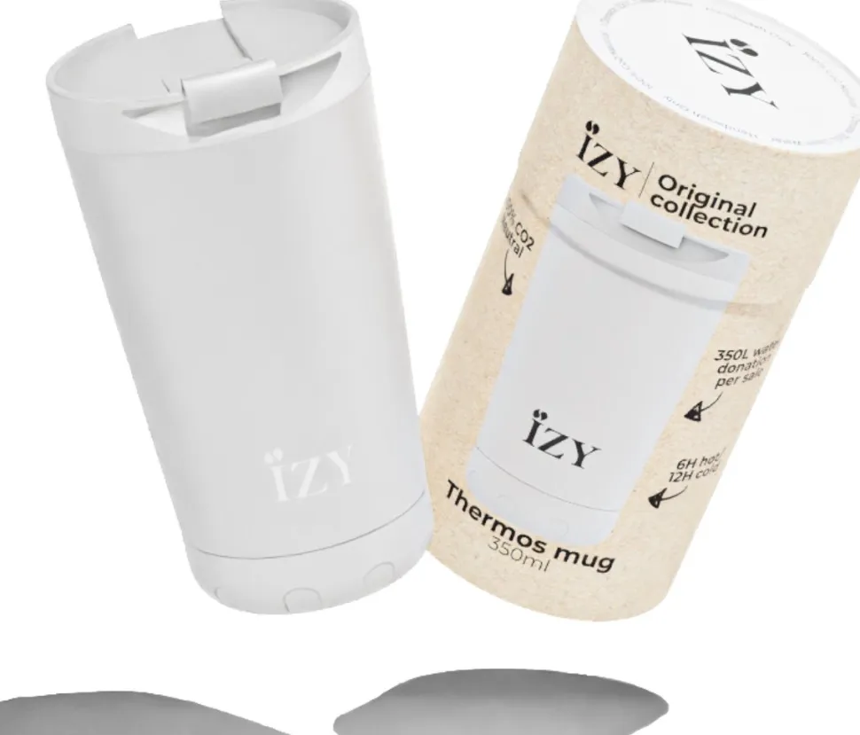 Thermosmok IZY Matte White 350 ml