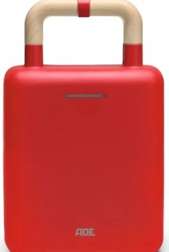Tosti- en wafelijzer ADE 2-in-1 Rood