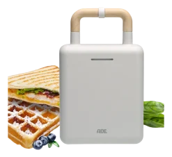 ADE Tosti- en wafelijzer 2-in-1 Wit 23