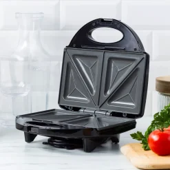 Tosti-ijzer Greenchef Sandwich Pro Black