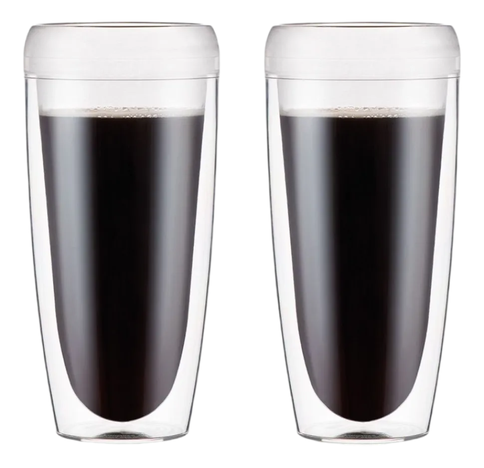 Tumbler Bodum Pavina To Go Transparent 600 ml (Set van 2)