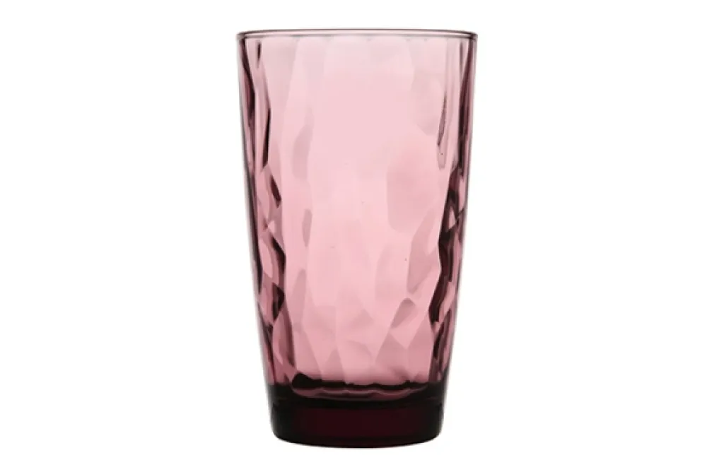 Bormioli Rocco Tumbler Diamond Rock Paars 470 ml (Set van 6) New