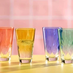 Tumbler Leonardo Twist Blue 300 ml (Set van 4)