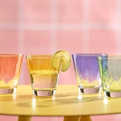 Tumbler Leonardo Twist Roze 215 ml (Set van 4)