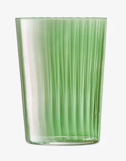 Tumbler L.S.A. Gems Glas Groen 560 ml (4-Delig)