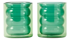 POLSPOTTEN Tumbler Chubby Green (Set van 2) Outlet