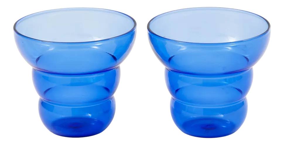 Tumbler POLSPOTTEN Mizu Kiri Dark Blue (Set van 2)