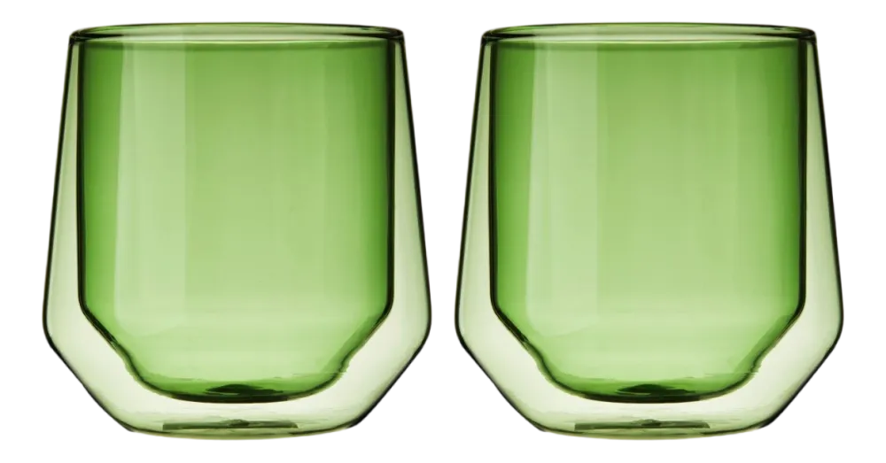 Viski Tumbler Aurora Green 266 ml (Set van 2)