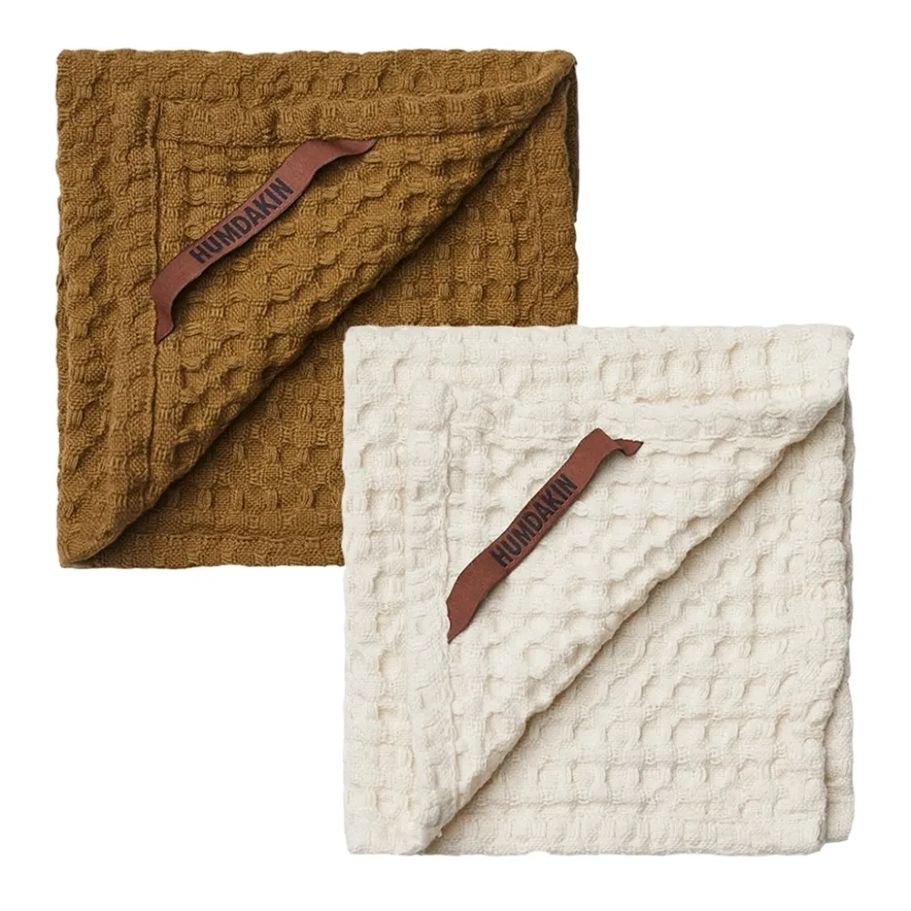 Humdakin Vaatdoek Waffle Sunset & Shell (Set van 2) Online