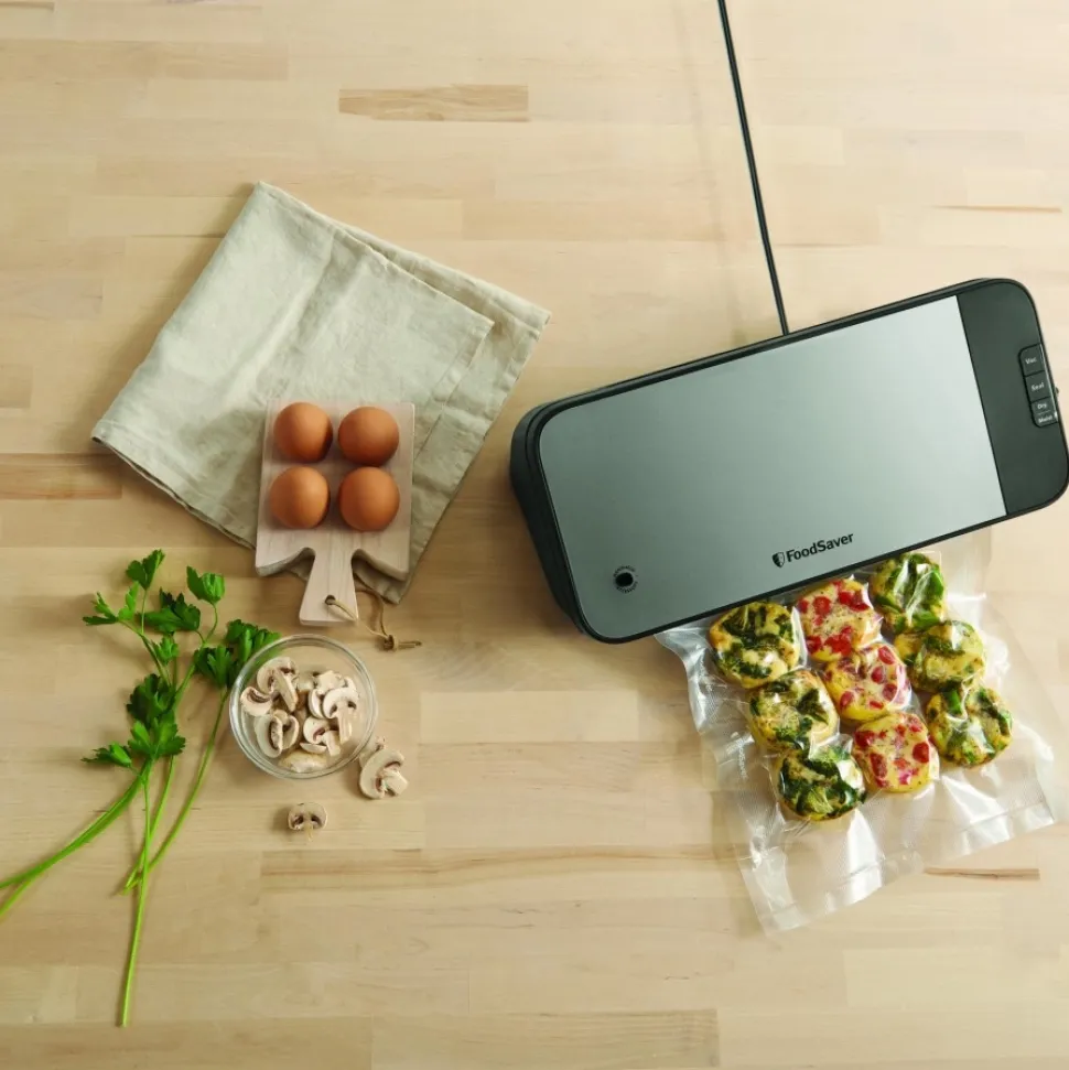 Vacuümmachine Foodsaver Compact Sealer RVS Met Rolinleg
