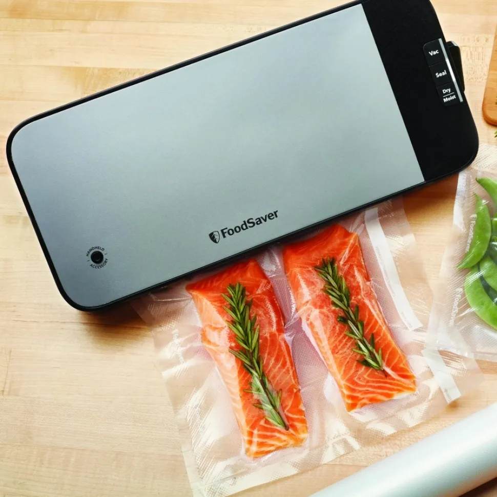 Vacuümmachine Foodsaver Compact Sealer RVS Met Rolinleg