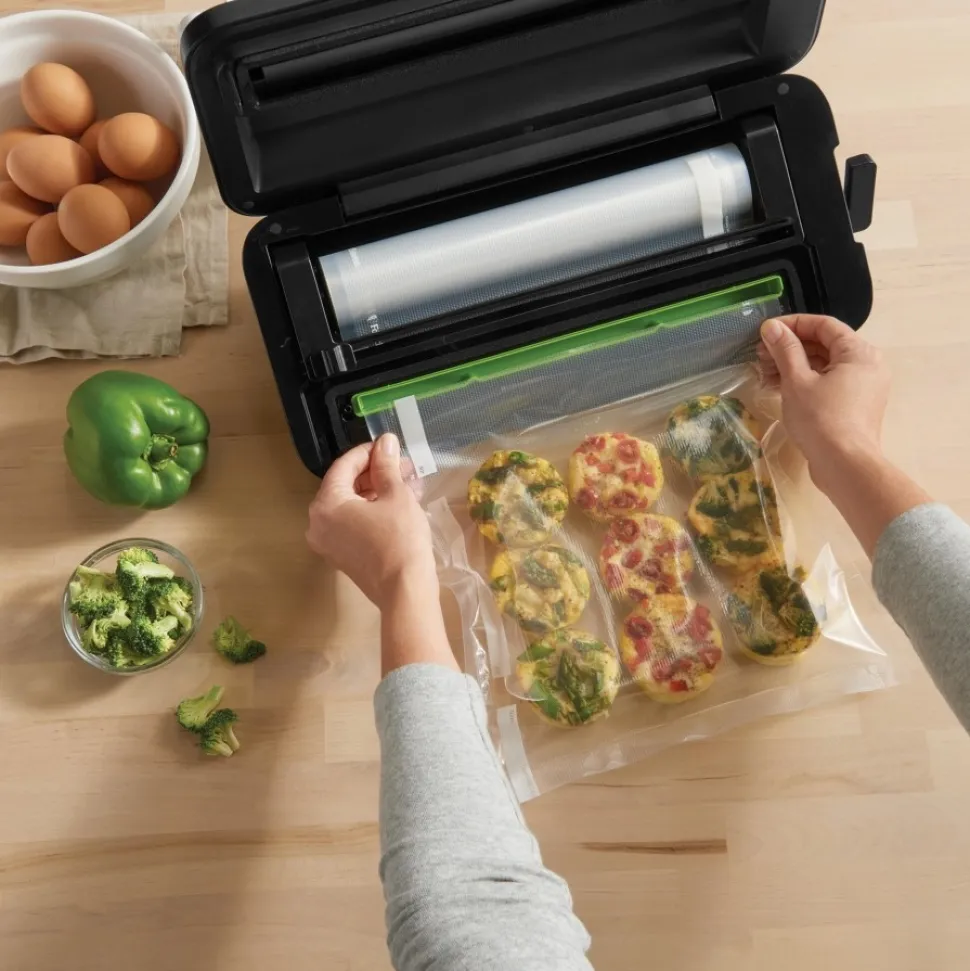 Vacuümmachine Foodsaver Compact Sealer RVS Met Rolinleg