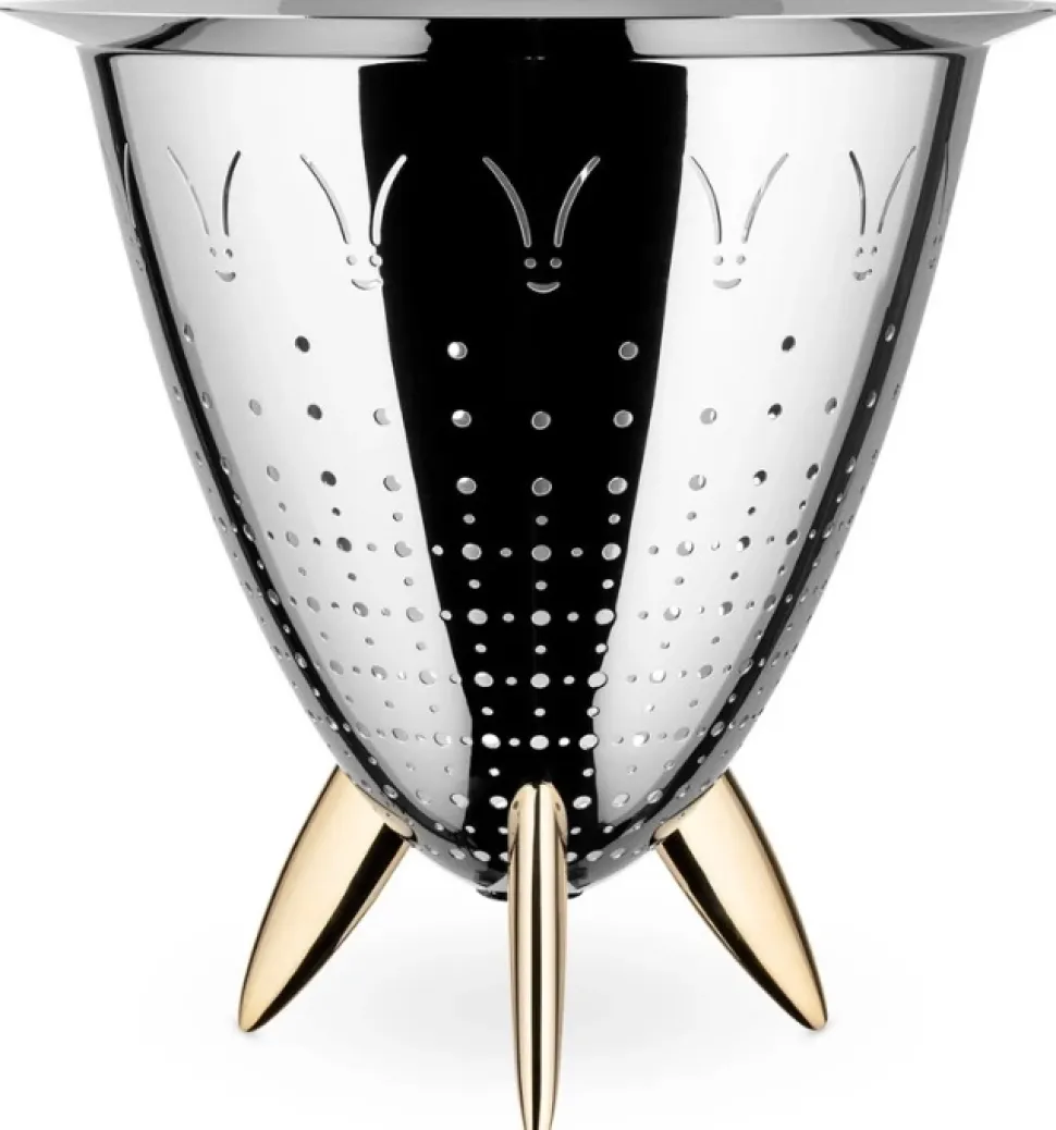 Vergiet Alessi Max Le Chinois, RVS en Messing