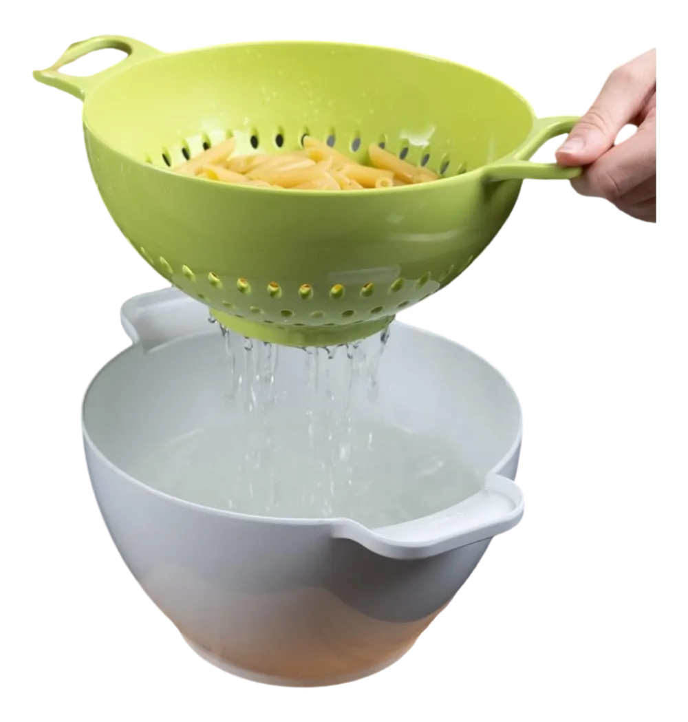 Trebonn Vergiet & Schaal Duo-L Wit-Groen Discount