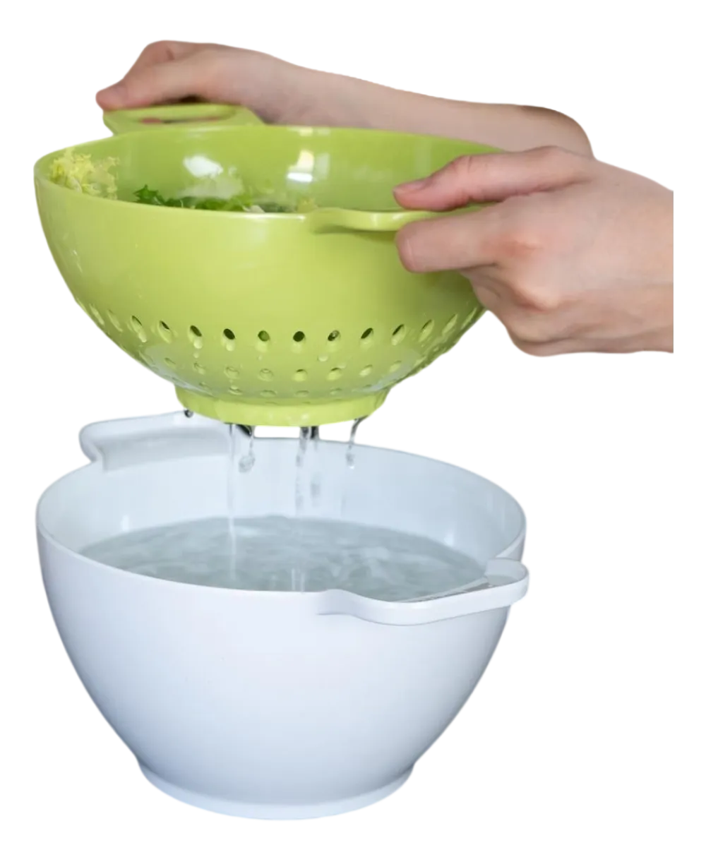 Trebonn Vergiet & Schaal Duo-L Wit-Groen Discount