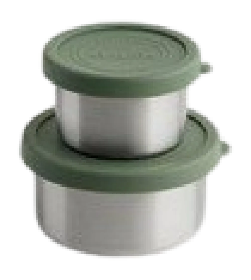AYA&IDA Vershoudbakje Snack Container Tropical Green 100 ml + 200 ml (Set van 2) Sale