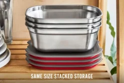 Black+Blum Vershoudbakje Meal Prep Small Grijs (Set van 3) Online