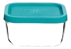 Bormioli Rocco Vershoudbakje Frigoverre Classic Microwave Met Deksel Blauw 13 x 10 cm Discount
