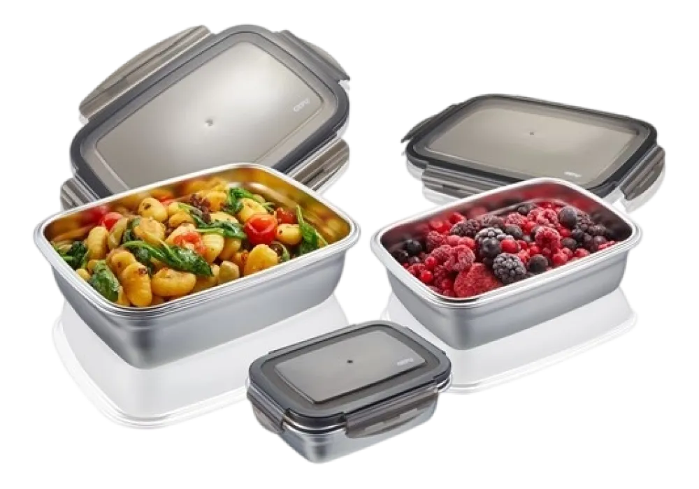 Gefu Vershoudbakje Preppo Zilver (Set van 3) Sale