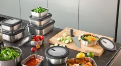Vershoudbakje Gefu Provido Rond Zilver 2 L