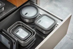 Gefu Vershoudbakje Provido Vierkant Zilver 1,8 L Hot