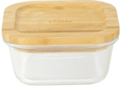 Vershoudbakje Pebbly Vierkant Hout 520 ml