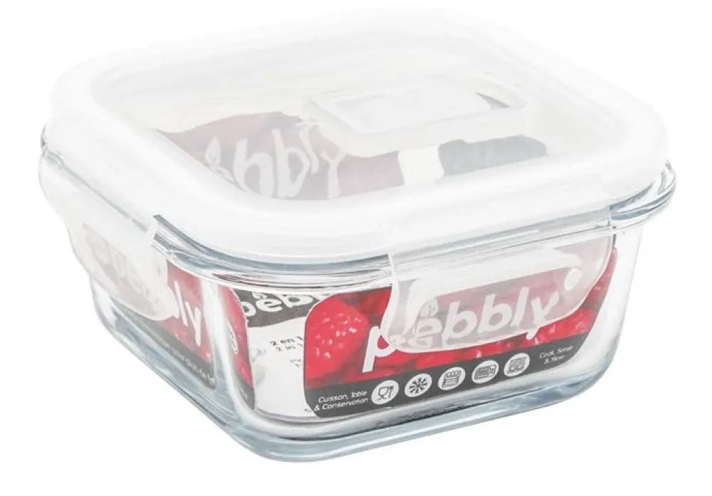 Pebbly Vershoudbakje Vierkant Plastic 320 ml Online