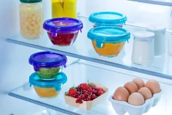 Pyrex Vershoudbakje My First Rond Transparant Blauw 0,2 L Outlet
