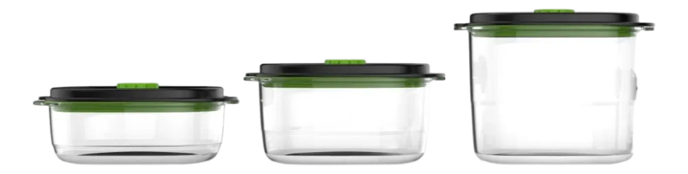 FoodSaver Vershouddoos Set Fresh 2.0 0,7 /1,2 / 1,8 L (3-Delig) Clearance