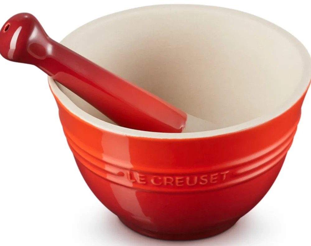 Le Creuset Vijzel Kersenrood 11,5 cm (0,3L) Outlet