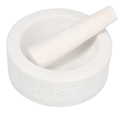 Salt & Pepper Vijzel Marbliss White 16 x 6 cm New
