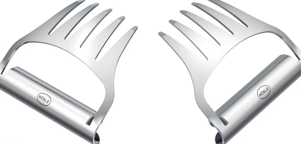 Vleesklauwen Rosle Pulled Pork Zilver (2-Delig)