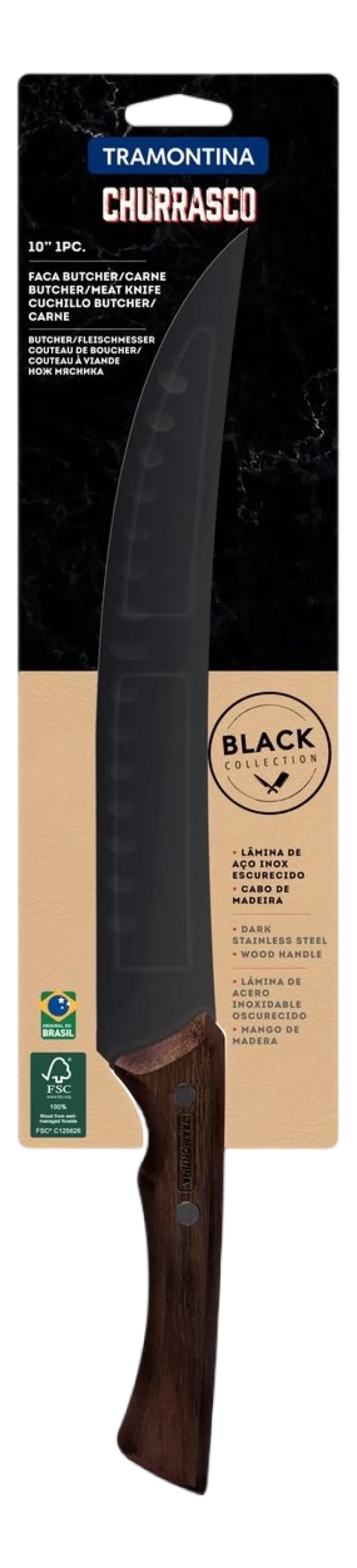 Vleesmes Tramontina Churrasco Black 25 cm
