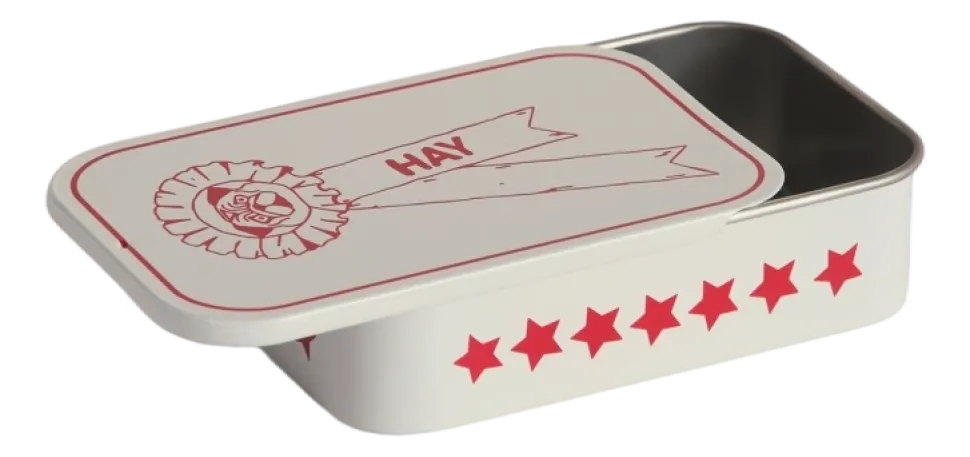 Voorraadbus HAY Dogs Treat Tin Small Red And White