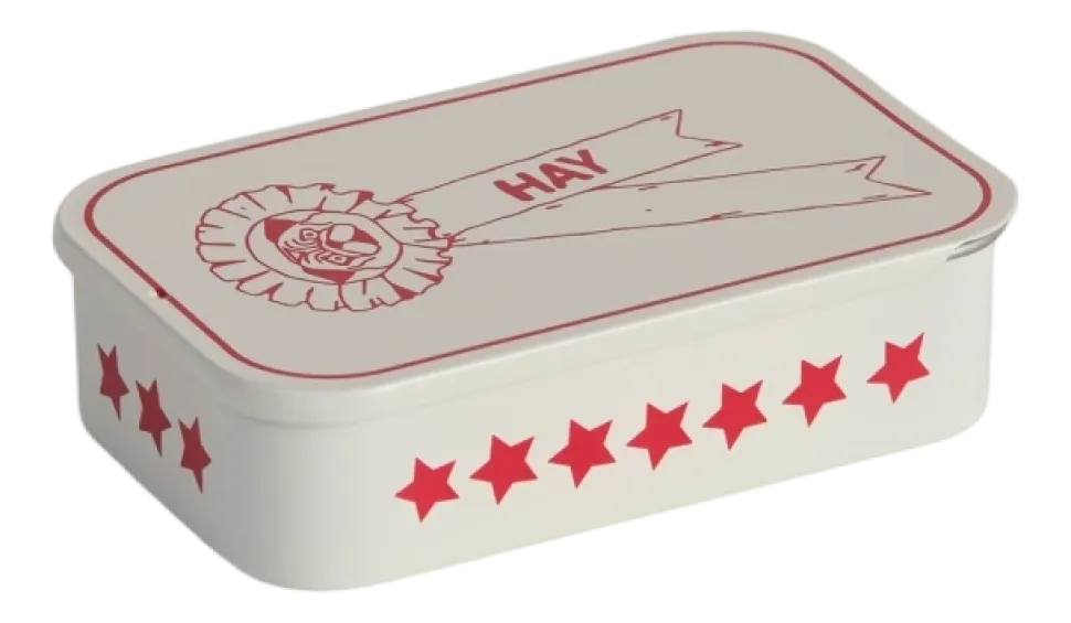 Voorraadbus HAY Dogs Treat Tin Small Red And White