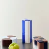 Voorraadbus HAY Tin Container Slim Blue And Off-White