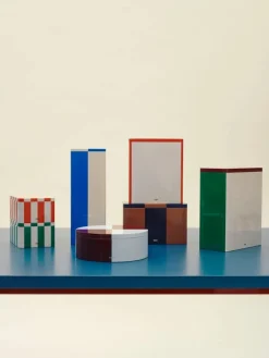 Voorraadbus HAY Tin Container Large Off-White And Red