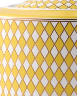 POLSPOTTEN Voorraadbus Jar Chess Low Yellow Hot
