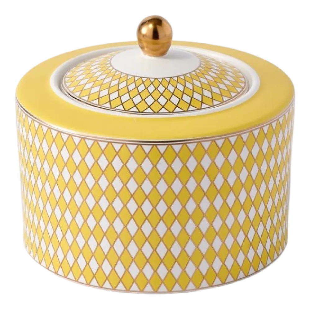 POLSPOTTEN Voorraadbus Jar Chess Low Yellow Hot